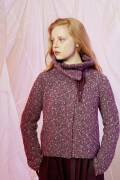 Strickset Jacke Lang Yarns FREYA / MERINO  LACE mit Anleitung in garnwelt-Box S