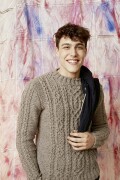 Strickset Herrenpullover  mit Anleitung in garnwelt-Box in Größe XL