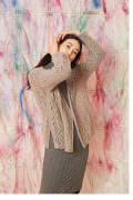 Strickset Jacke Lang Yarns ALPACA SUPERLIGHT mit Anleitung in garnwelt-Box S
