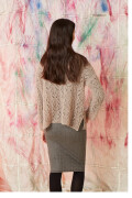 Knitting set Cardigan  with knitting instructions in garnwelt box in size XL
