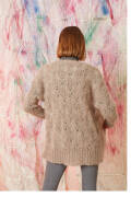Strickset Jacke Lang Yarns MOHAIR LUXE mit Anleitung in garnwelt-Box