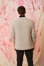 Strickset Herrenpullover Lang Yarns VIOLA mit Anleitung in garnwelt-Box S