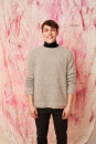 Strickset Herrenpullover  mit Anleitung in garnwelt-Box in Größe XL