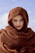 Strickset Shawl  mit Anleitung in garnwelt-Box in Größe ca 45 x 180 cm