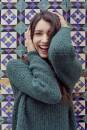 Knitting set Sweater  with knitting instructions in garnwelt box in size S