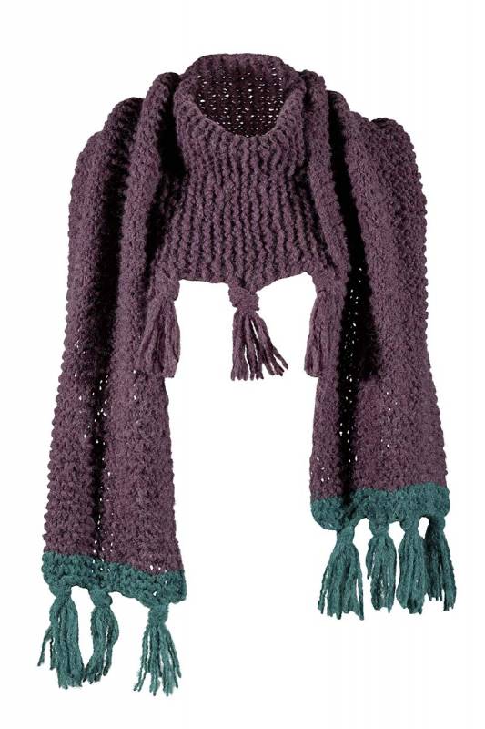 Knitting set Scarf  with knitting instructions in garnwelt box