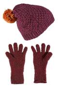 Strickset Hat and gloves WAD WOOLADDICTS EARTH / AIR GROOVY GIRL / CARELESS CREATOR mit Anleitung in garnwelt-Box