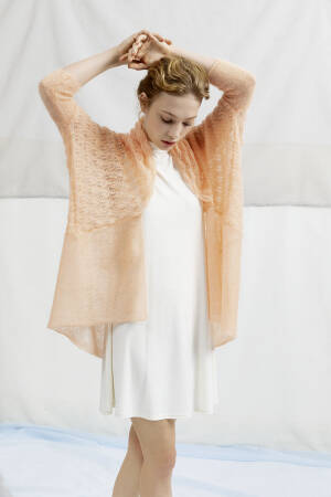 Strickset Jacke Lang Yarns LACE mit Anleitung in garnwelt-Box