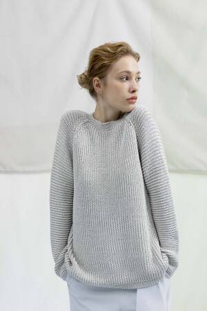 Strickset Pullover Lang Yarns MULBERRY SILK mit Anleitung in garnwelt-Box
