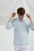 Strickset Herrenpullover Lang Yarns SOFT COTTON mit...