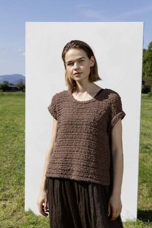 Knitting set Top  with knitting instructions in garnwelt box in size S-M