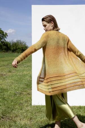 Strickset Jacke Lang Yarns MOHAIR LUXE COLOR mit Anleitung in garnwelt-Box