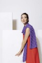 Knitting set Scarf  with knitting instructions in garnwelt box in size ca 29 x 182 cm
