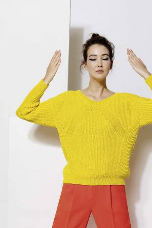 Strickset Pullover  mit Anleitung in garnwelt-Box in Größe S-M