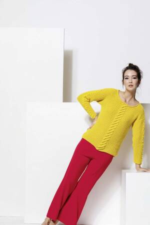 Strickset Pullover Lang Yarns CASHMERE PREMIUM mit Anleitung in garnwelt-Box S
