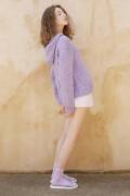 Strickset Sweater with hood WAD WOOLADDICTS LIBERTY BRILLIANT BUBBLE mit Anleitung in garnwelt-Box