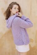 Strickset Sweater with hood WAD WOOLADDICTS LIBERTY BRILLIANT BUBBLE mit Anleitung in garnwelt-Box