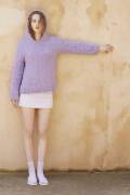 Strickset Sweater with hood WAD WOOLADDICTS LIBERTY BRILLIANT BUBBLE mit Anleitung in garnwelt-Box