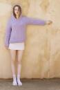Strickset Sweater with hood WAD WOOLADDICTS LIBERTY BRILLIANT BUBBLE mit Anleitung in garnwelt-Box