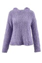 Knitting set Sweater with hood  with knitting instructions in garnwelt box in size L