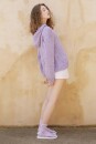 Knitting set Sweater with hood  with knitting instructions in garnwelt box in size XL
