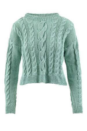 Strickset Sweater WAD WOOLADDICTS SUNSHINE CRAZY CABLES mit Anleitung in garnwelt-Box S