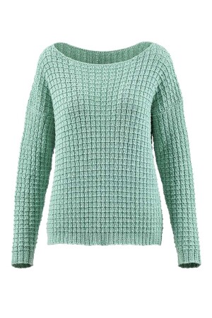 Knitting set Sweater  with knitting instructions in garnwelt box in size M