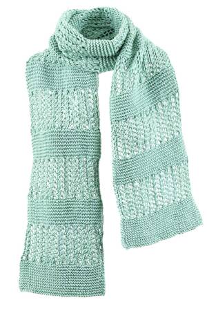 Knitting set Scarf  with knitting instructions in garnwelt box