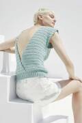 Strickset Crocheted top WAD WOOLADDICTS SUNSHINE SPOTLESS SECRET mit Anleitung in garnwelt-Box