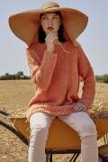 Knitting set Sweater  with knitting instructions in garnwelt box