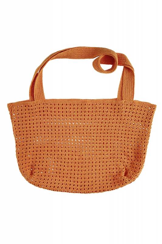 Knitting set Bag with long shoulder straps SUNSHINE with knitting instructions in garnwelt box