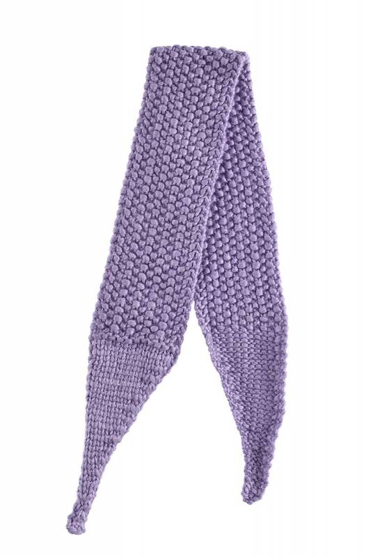 Knitting set Knotted headband  with knitting instructions in garnwelt box