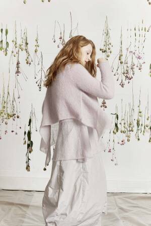 Strickset Jacke Lang Yarns LACE mit Anleitung in garnwelt-Box S