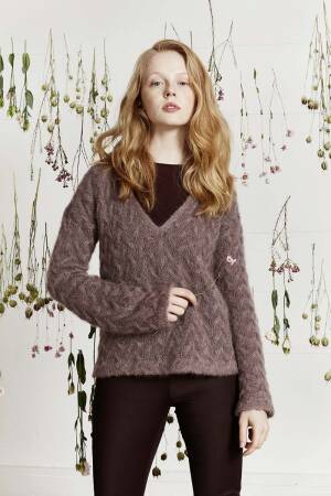 Strickset Pullover Lang Yarns MOHAIR LUXE mit Anleitung in garnwelt-Box S
