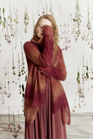 Strickset Jacke Lang Yarns MOHAIR LUXE COLOR mit Anleitung in garnwelt-Box L
