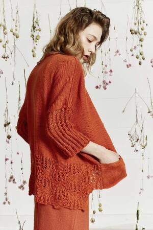 Strickset Pullover Lang Yarns URANIA mit Anleitung in garnwelt-Box