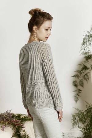 Strickset Pullover Lang Yarns AYMARA mit Anleitung in garnwelt-Box S-M