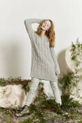 Strickset Langer Pullover Lang Yarns AYMARA mit Anleitung...