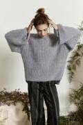 Strickset Pullover Lang Yarns MOHAIR LUXE / MOHAIR LUXE LAME mit Anleitung in garnwelt-Box S-M