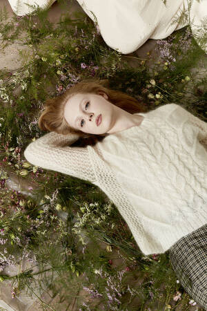 Strickset Pullover Lang Yarns MOHAIR LUXE mit Anleitung in garnwelt-Box S-M