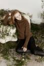Knitting set Sweater  with knitting instructions in garnwelt box in size S