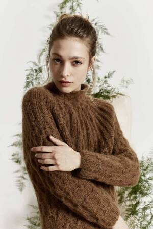 Strickset Langer Pullover Lang Yarns PASSIONE mit Anleitung in garnwelt-Box L-XL