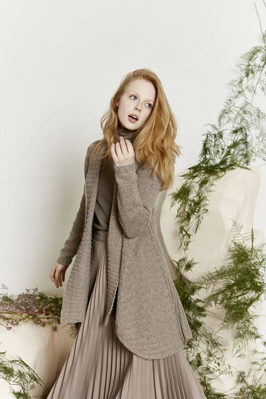 Strickset Jacke GORDON mit Anleitung in garnwelt-Box in Gre S