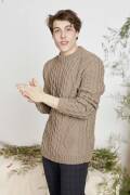 Strickset Pullover Lang Yarns MERINO  mit Anleitung in...