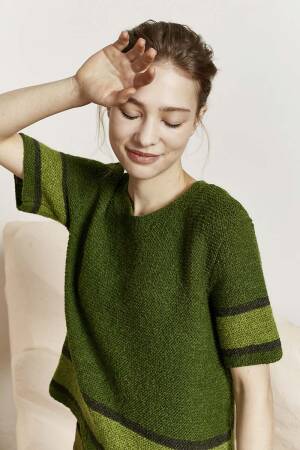 Strickset Pullover Lang Yarns NOVENA mit Anleitung in garnwelt-Box S