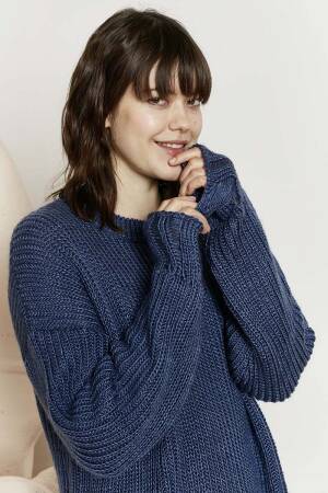 Strickset Pullover Lang Yarns URANIA mit Anleitung in garnwelt-Box S