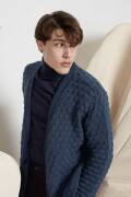 Knitting set Cardigan MERINO 120 with knitting instructions in garnwelt box