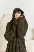 Knitting set Coat MALOU LIGHT with knitting instructions in garnwelt box