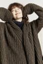 Knitting set Coat MALOU LIGHT with knitting instructions in garnwelt box
