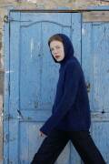 Strickset Hooded Sweater WAD WOOLADDICTS WATER SMOOTH SEA mit Anleitung in garnwelt-Box
